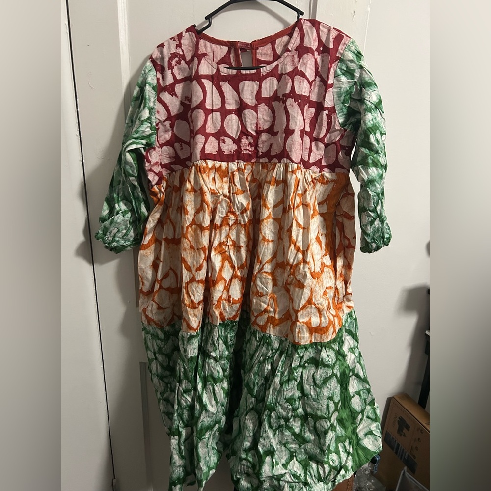 Colorful Patterned Dress
